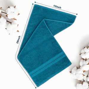 Lizling Hand Towels 6 Pack, Hand Towels for Bathroom,100% Cotton,13 x 29 Inch, Soft and Highly Absorbent, Hand Towel Set for Face,Hotel, Spa, Sport, Trip and Camping - Multicolor