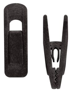 black velvet hanger clips - 100 pack