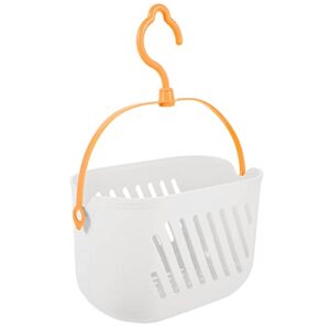 stobaza shower basket plastic hanging shower caddy with hook for bathroom health cosmetics spa white