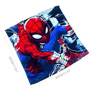 30 X 30cm Unisex One Size Spiderman Cotton Towel Avengers Cartoon Face Cloth Towel