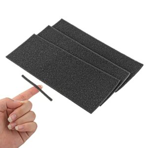 framendino, 400 pack black hanger grips self sticking foam adhesive strips for clothes hangers