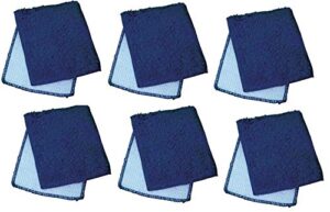 janey lynn designs out of the blue shrubbies 5" x 6" cotton & nylon cloth pack of 6