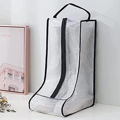 Didiseaon 2Pcs Boot Storage Bags Clear Shoe Storage Pouches Tall Boots Organizers Protector Bag Cowboy Boot Bags for Travel