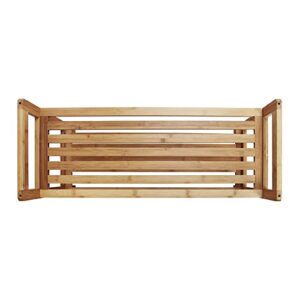 Oceanstar 2 Tier Bamboo Shoe Rack, Brown