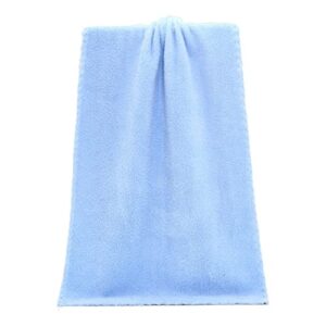 smalibal 35x75cm face towel, superfine fiber shower towels, bath towels hand towels, wash cloth towel, face washcloths for bath, hand, face, gym and spa, home, office blue