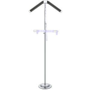 amyhill adjustable shirt display height adjustment, 15.7-27 inches height, adjustable mannequin alternative with display hanger strips and skirt hangers with adjustable clips, jacket hanger stand