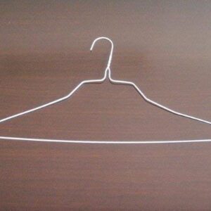 100 Gold Wire Hangers 18" Standard Gold Clothes Hangers (Gold)