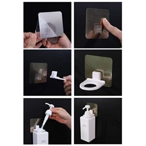 Self Adhesive Shower Bottle Hook Wall Mounted Shampoo Holder Hook Shower Gel Bottle Rack Hanger for Wall Kitchen Bathroom Toilet