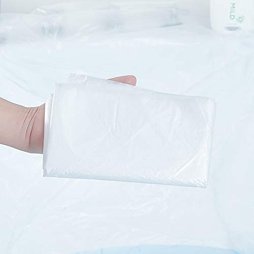 SALPPLEA 10 Pack Disposable Bathtub Cover Liner, Ultra Large Bathtub Liner Plastic Bag for Salon, Household and Hotel Bath Tubs (90x47 Inch)