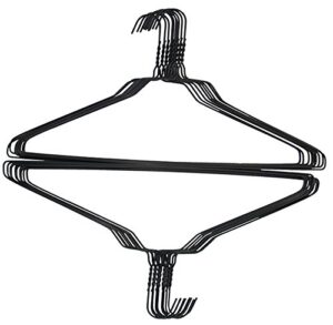 100 black wire 18 standard shirt hangers 14.5 gauge ...