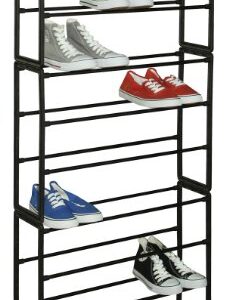 Sunbeam SR00755 30-Pair Shoe Rack, Black