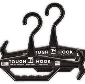 Original Tough Hook Hanger Pack Set of 2 | 1 Black and 1 Midnight |USA Made | Multi Pack