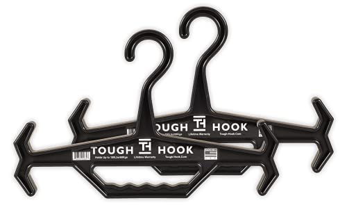 Original Tough Hook Hanger Pack Set of 2 | 1 Black and 1 Midnight |USA Made | Multi Pack