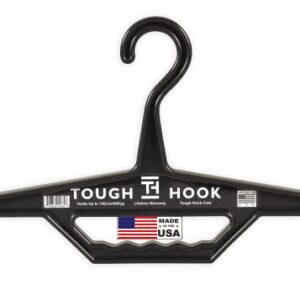 Original Tough Hook Hanger Pack Set of 2 | 1 Black and 1 Midnight |USA Made | Multi Pack