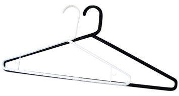 Makao Beach Trading Co. The WIDEST Clothes Hanger on The planet-22.375 inches (Almost 2 feet Across) Hula Hanger Giant Extra Wide Big Tubular Hanger (Set of 12)