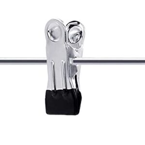 NAHANCO NH4TPH 4-Tier Pant Hanger with Clips for Closet Organization - 3/Pack, Chrome
