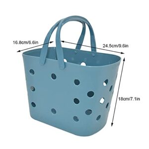 Shower Caddy Basket Snacks Tote with Handle Bath Organizer Bin Toiletry Bag Bin Box Storage Bin for Bathroom Dorm Room College Dorm Pantry Kitchen