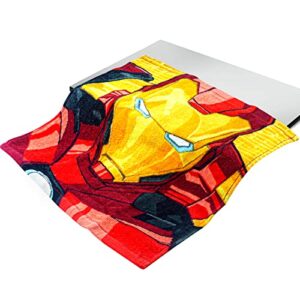 30 X 30cm Unisex One Size Iron Man Cotton Towel Avengers Cartoon Face Cloth Towel