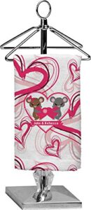rnk shops valentine's day finger tip towel - full print (personalized)