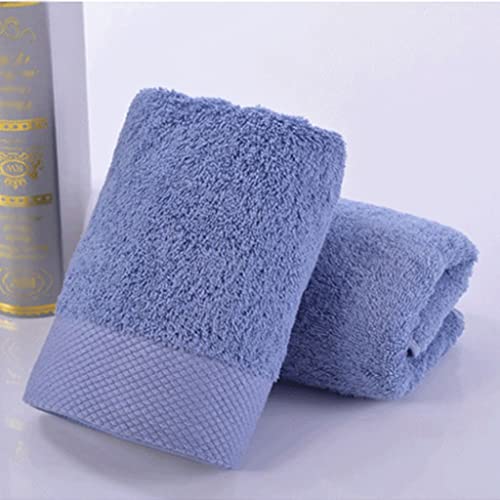 EYHLKM Cotton Absorbent Towel 33 * 34cm Couple Sports Sweat-Absorbing Adult Children's Home (Color : Gray, Size : 33x34cm)