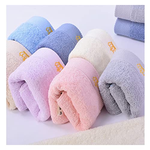 EYHLKM Cotton Absorbent Towel 33 * 34cm Couple Sports Sweat-Absorbing Adult Children's Home (Color : Gray, Size : 33x34cm)