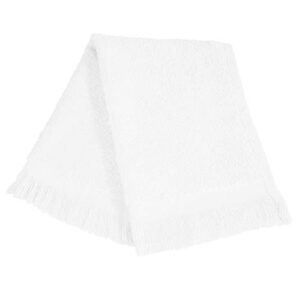 totebagfactory (10 pack) set of 10- economical fingertip velour/terry towels (bulk)