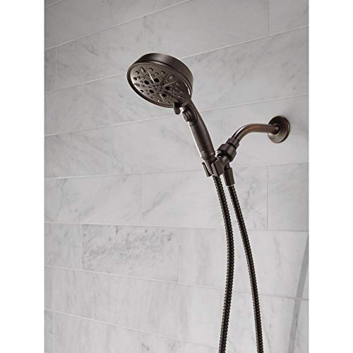 Delta 7-Spray Handheld Showerhead with Pause in SpotShield Venetian Bronze