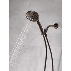 Delta 7-Spray Handheld Showerhead with Pause in SpotShield Venetian Bronze