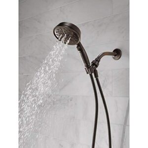 Delta 7-Spray Handheld Showerhead with Pause in SpotShield Venetian Bronze