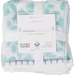 Caro Home 4 Pk Dorina Washcloth Set Wash Cloth White Multi