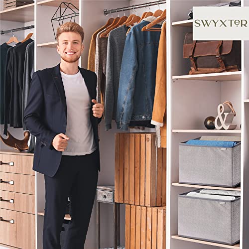 SWYXTER Wardrobe Clothes Organizers for Plus-Sized Clothes