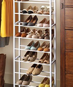 Whitmor Freestanding 30-Pair Shoe Rack