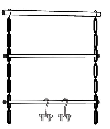 Deluxe 12-Pair Hanging Boot Storage - Double Decker Caddy Includes 12 Boot Hangers (Boot Organizer, Boot Hanger, Boot Storage System) (Original System with 12 Boot Hangers)
