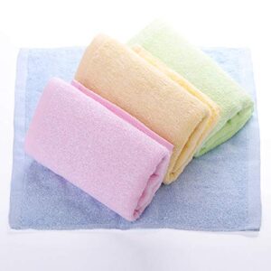 YiYaYo Absorbent Washcloths Bamboo Towel Set 10 Pack for Bathroom-Hotel-Spa-Kitchen Multi-Purpose Fingertip Towels & Face Cloths 12'' x 12''