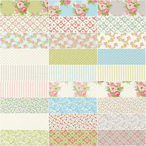 Brenda Riddle Cottage Linen Closet Honey Bun 40 1.5-inch Strips Moda Fabrics 18730HB