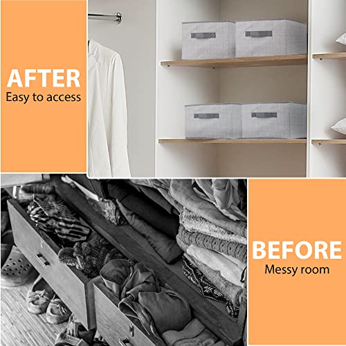 STOCKISI Adjustable wardrobe Clothes Organizer - Unique design with adjustable dividers fits pants, jeans, baby clothes. Keep your closet tidy with this practical solution. Say hello to organization!