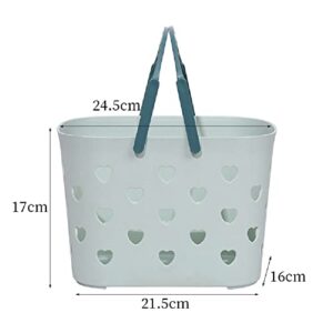 Ochine Portable Shower Caddy Tote Bag Plastic Shower Caddy Basket Basket Shower Caddies Bag Storage Box Bathroom Organizer