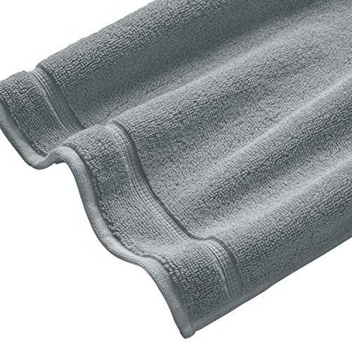 Amazon Brand – Stone & Beam Classic Egyptian Cotton Washcloth Set, Set of 4, Oasis