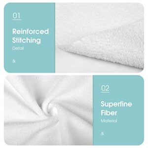 Black German Shepherd Washcloth Towel 28.7"x13.8" Face Cloths Superfine Fiber Highly Absorbent Towels Hand Towels
