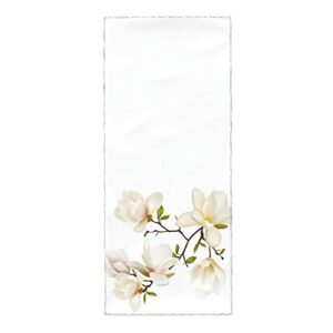 luxteen magnolia hand towel - print bath bathroom towel highly absorbent soft guest fingertip towels