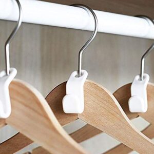 RuiLing 24pcs Clothes Hanger Connector Hooks Household Space Saving Cascading Connection Hooks for Wardrobe Closet