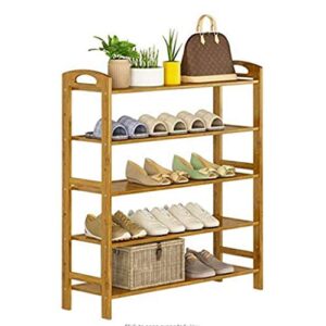 dingzz 5- layers of shoe rack, provincial space simple shoes dustproof shelf solid wood house multilayer shoe rack