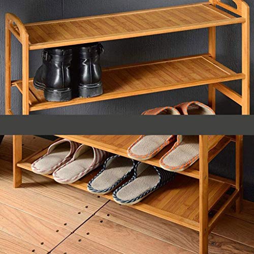 DINGZZ 5- Layers of Shoe Rack, Provincial Space Simple Shoes Dustproof Shelf Solid Wood House Multilayer Shoe Rack