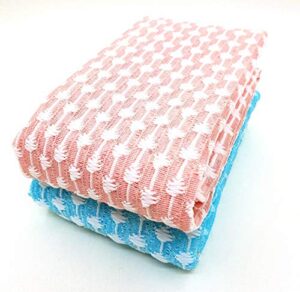 oliviatree exfoliating bath cloth/towel, extra long (38") 2pcs, washcloth for body,
