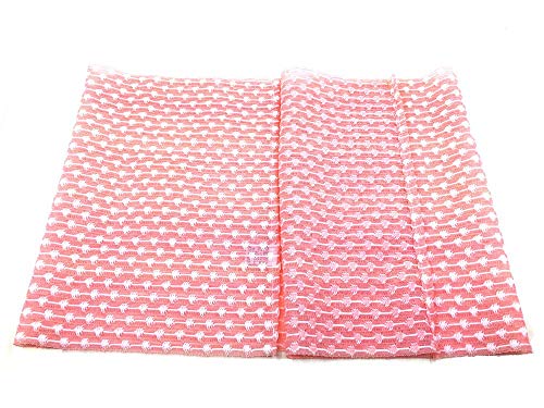 OliviaTree Exfoliating Bath Cloth/Towel, Extra Long (38") 2pcs, Washcloth for Body,