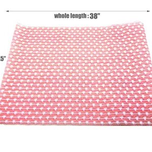 OliviaTree Exfoliating Bath Cloth/Towel, Extra Long (38") 2pcs, Washcloth for Body,