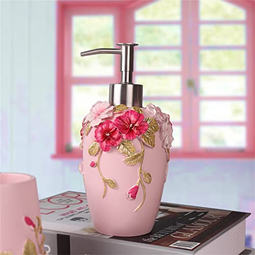 WYKDD Bathroom Set European Pastoral Wash Bathroom Mouthwash Cup Set Wedding Newlywed Housewarming Gift