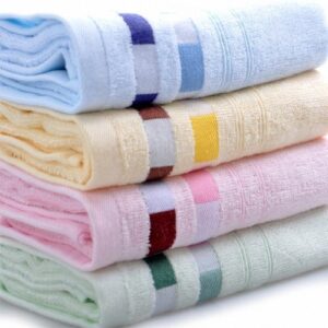 moolecole 4-pieces towels hand towels for bathroom towels sets 13"x30"(32cmx76cm), 400 gram