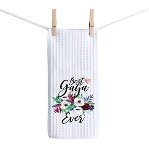 tsotmo gaga gift best gaga ever gift grandma kitchen towel gaga appreciation gift (gaga towel)