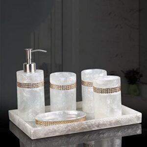 wykdd bathroom set five-piece set mouthwash cup bathroom supplies set wedding gifts